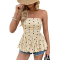 2026 New Summer Hot Girl Polka Dot Sleeveless Camisole Top for Women